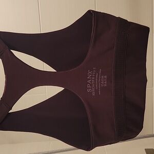 SPANX Dark Brown Core Sports Bra